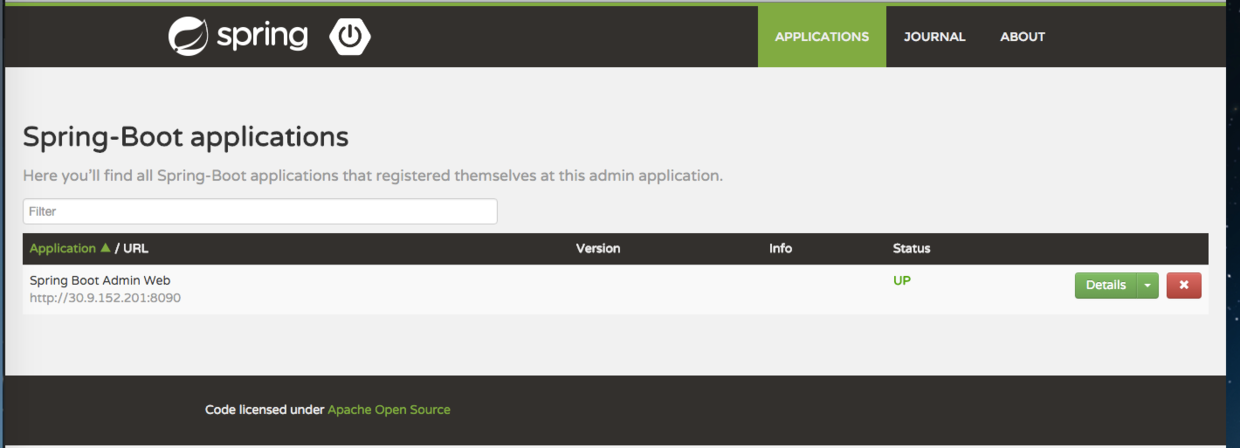 spring-boot-admin应用